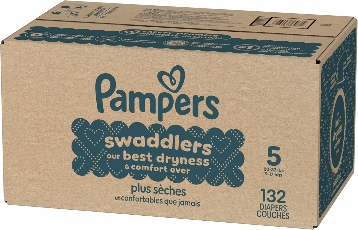 Pampers Baby Diapers - Swaddlers - Size P1, 27 Count, Ultra Absorbent Disposable Preemie Diaper