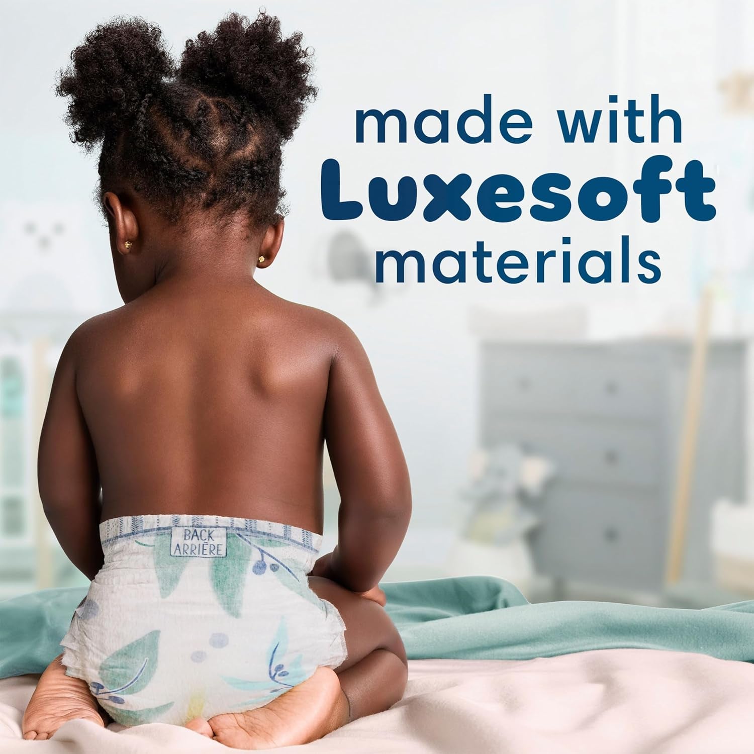 Pampers Pure Baby Diapers, Size 6 (35+ Lbs), 72, up to 100% Leakproof, Premium Hypoallergenic Soft Diapers
