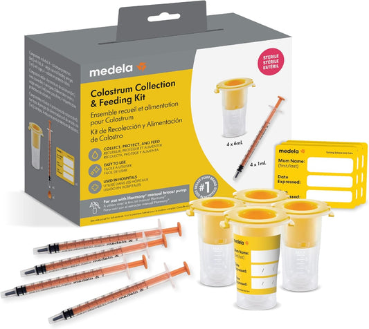 Medela Colostrum Collection and Feeding Kit, Includes Colostrum Collectors and Oral Feeding Syringes, Collect, Store & Feed, Sterile