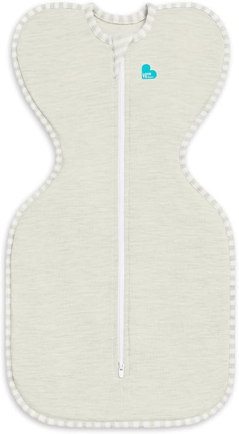 Love to Dream Swaddle UP, Baby Sleep Sack, Self-Soothing Swaddles for Newborns, Improves Sleep, Snug Fit Helps Calm Startle Reflex, New Born Essentials for Baby, 1.0 TOG, Small 5-8.5 Lbs, Sand Dollar