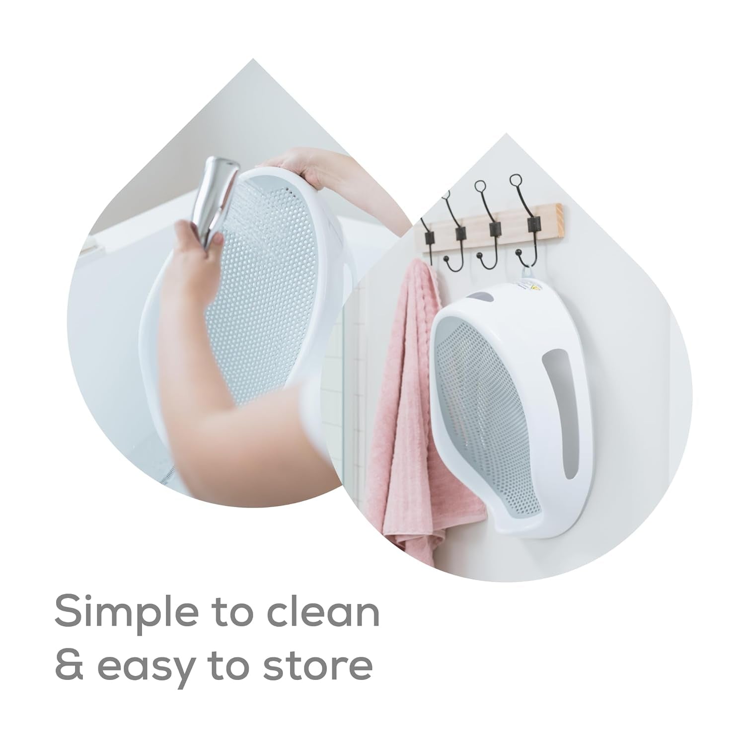 Angelcare Bath Shelf | Fits Standard Bathtubs up to 28" Wide | Collapsible Drain-Through Basket | Lightweight Bathtub Caddy & Toy Organizer | Durable, Water-Resistant and Easy to Clean