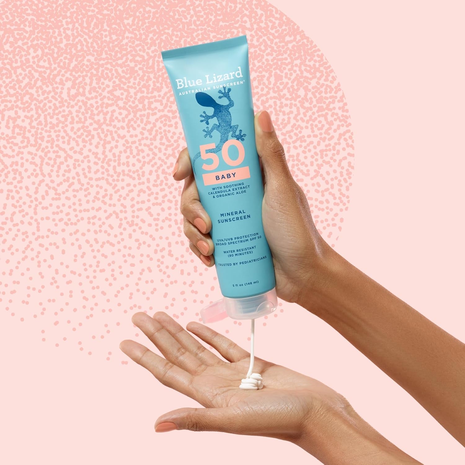 Blue Lizard BABY Mineral Sunscreen Stick with Zinc Oxide, SPF 50+, Water Resistant, UVA/UVB Protection - Easy to Apply, Fragrance Free, .5 Oz