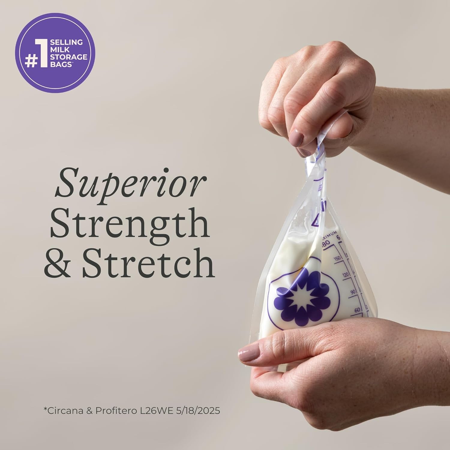 Lansinoh Breastmilk Storage Bags, 200 Count Value Pack, Baby Essentials, Leak-Proof, Fast Freeze & Thaw Breast Milk Bags for Baby Bottle Feeding, Strength & Stretch, 6 Ounce