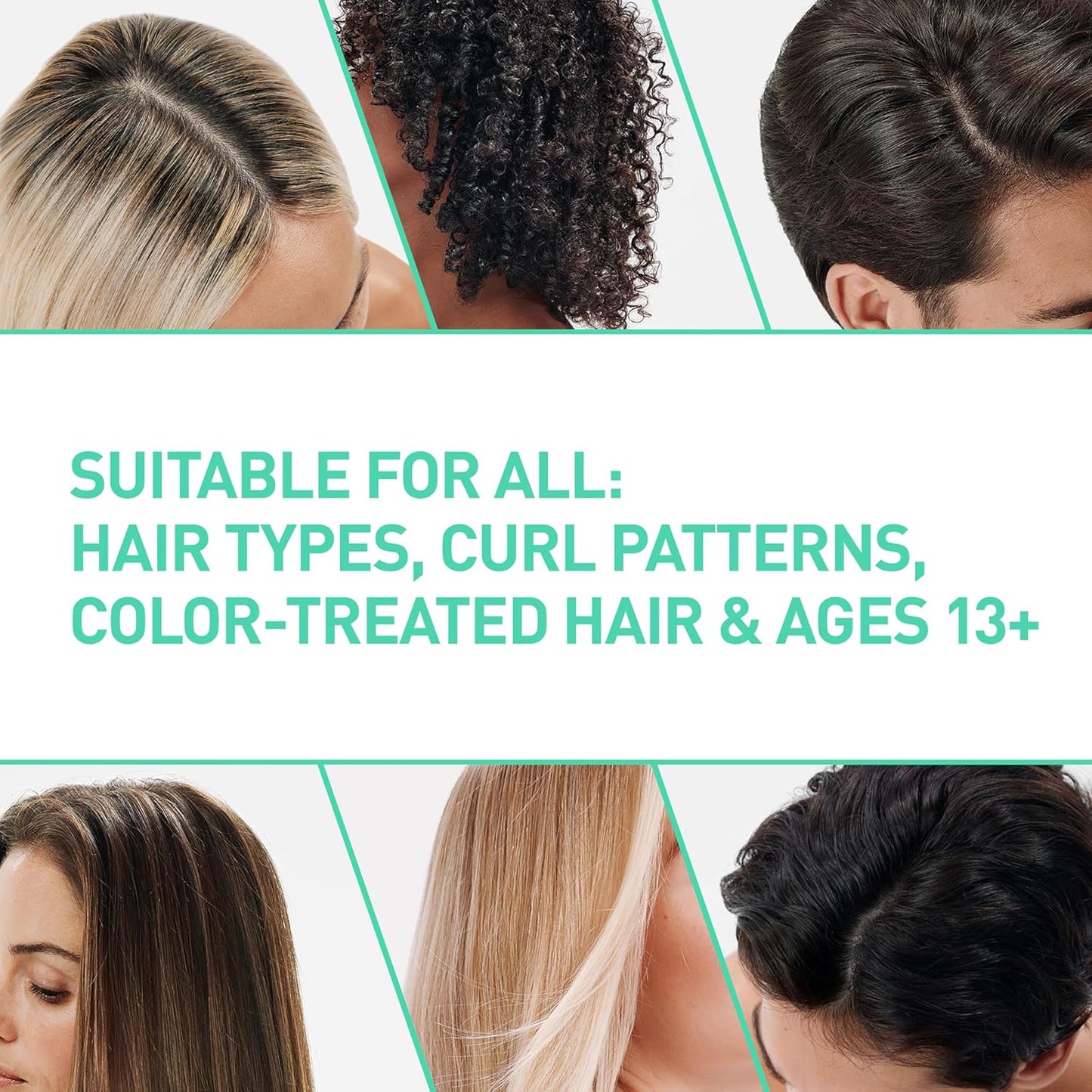 CeraVe clarifying shampoo for oily hair suitable for all hair types, curl patterns, color-treated hair and ages 13+