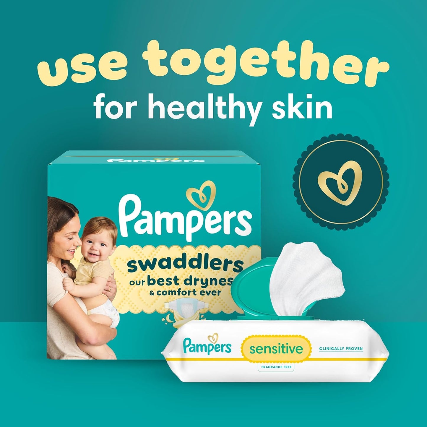 Pampers Baby Diapers - Swaddlers - Size P1, 27 Count, Ultra Absorbent Disposable Preemie Diaper