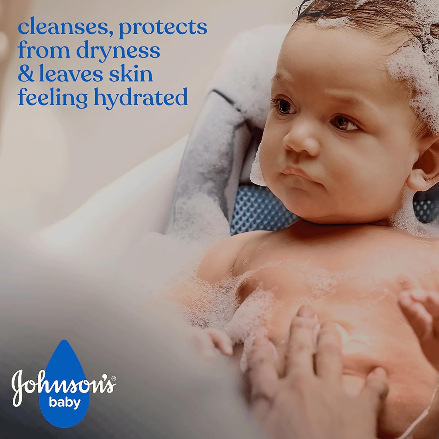 Johnson'S Baby Head-To-Toe Gentle Baby Body Wash & Shampoo, Tear-Free & Hypoallergenic Baby Body Wash & Shampoo for Newborn’S Sensitive Skin & Hair, Value Size Wash Refill, 33.8 Fl. Oz