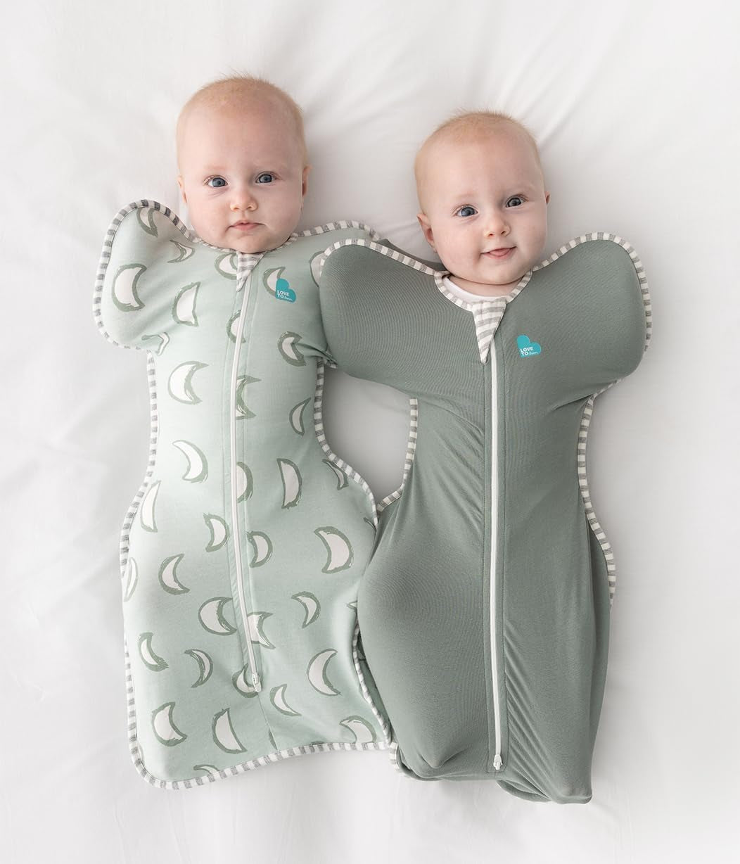 Love to Dream Swaddle UP, Baby Sleep Sack, Self-Soothing Swaddles for Newborns, Improves Sleep, Snug Fit Helps Calm Startle Reflex, New Born Essentials for Baby, 1.0 TOG, Newborn 5-8.5 Lbs, Deep Olive