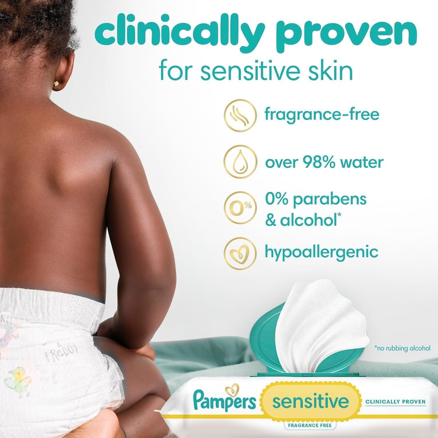 Pampers Sensitive Baby Wipes 392 Ct OLD