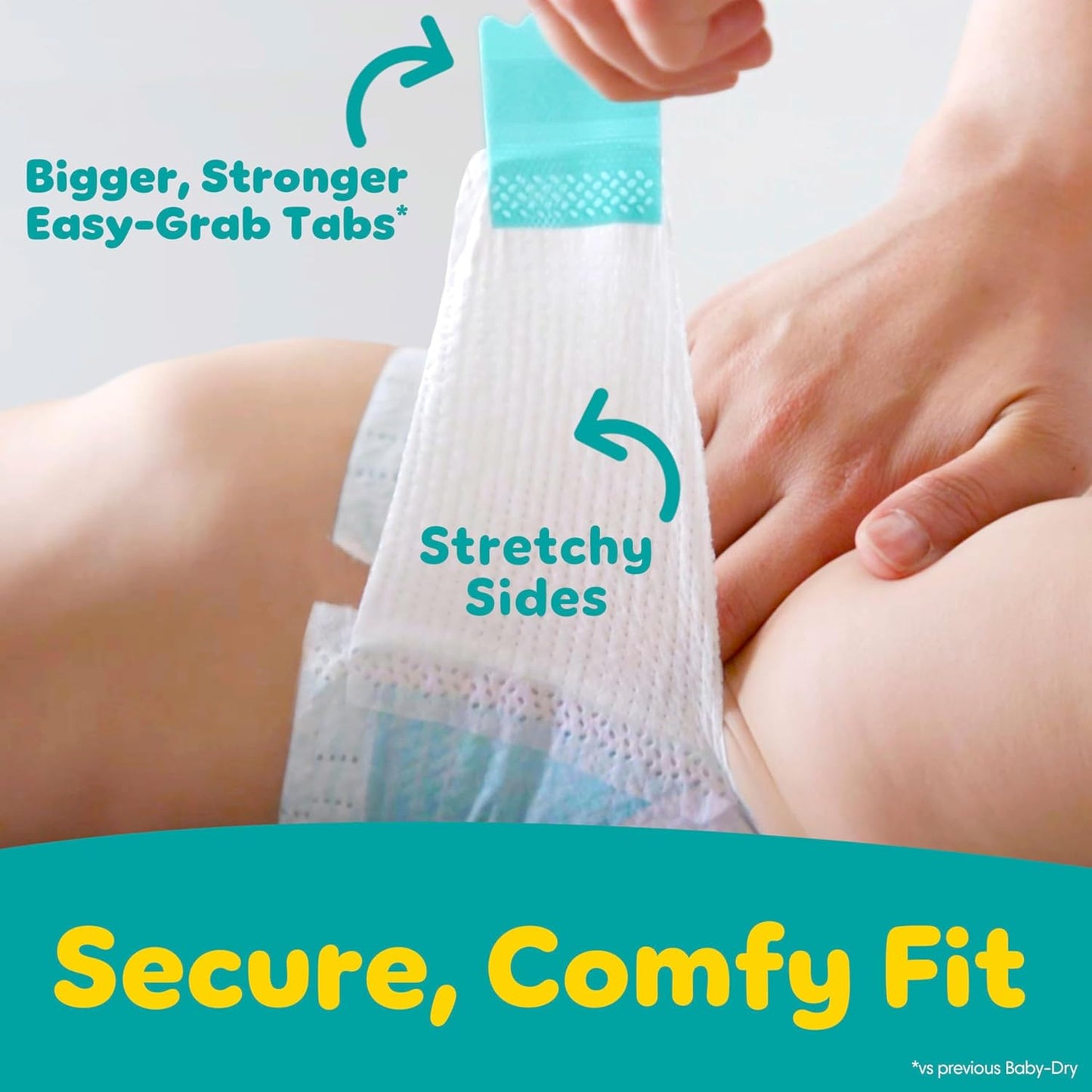 Pampers Diapers - Baby Dry - Size 5, 78 Count, Absorbent Disposable Infant Diaper (Packaging May Vary)