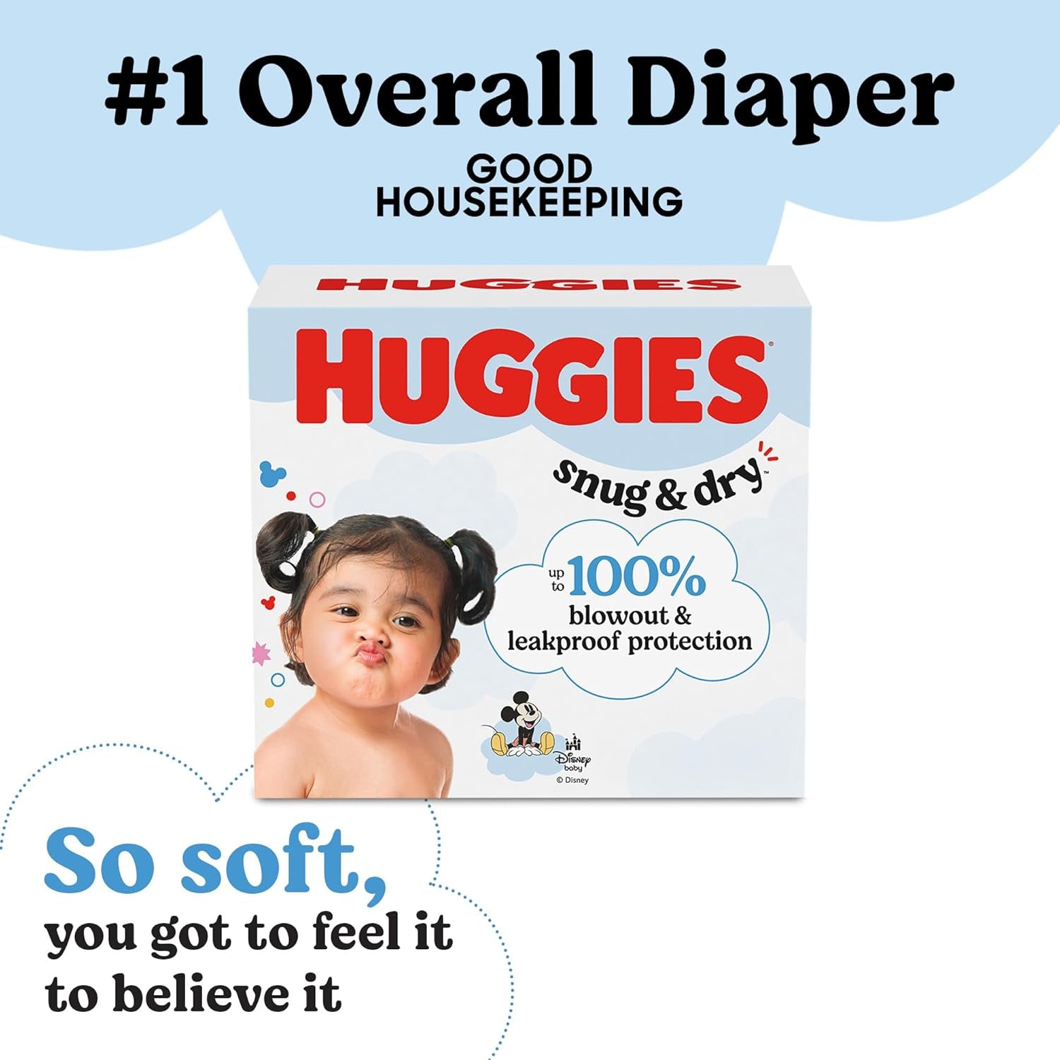 Huggies Size 5 Diapers, Snug & Dry Baby Diapers, Size 5 (27+ Lbs), 132 Count