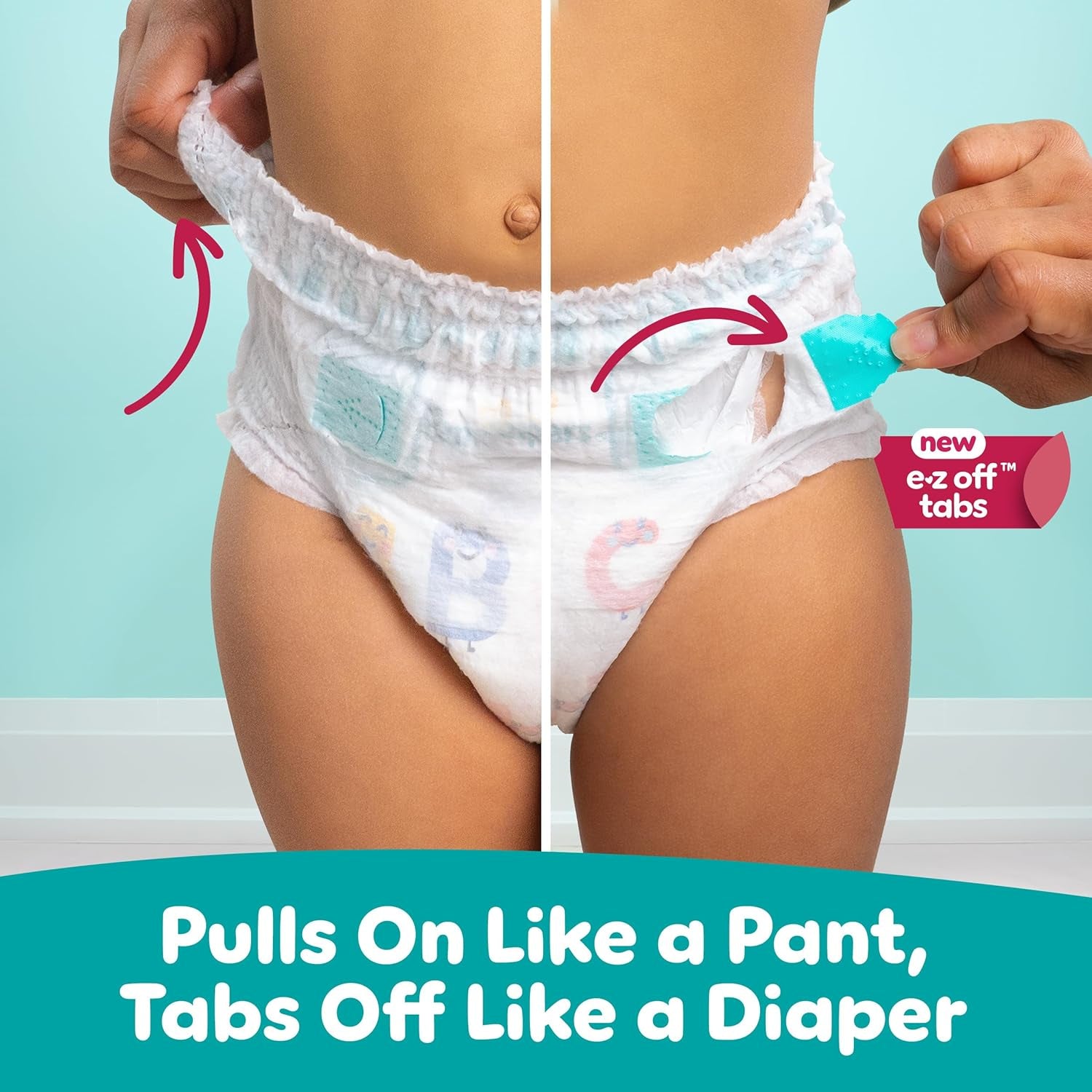 Pampers Diapers - Cruisers 360 - Size 7, 70 Count, Babyproof up to 100% Leakproof Pull-On Diaper