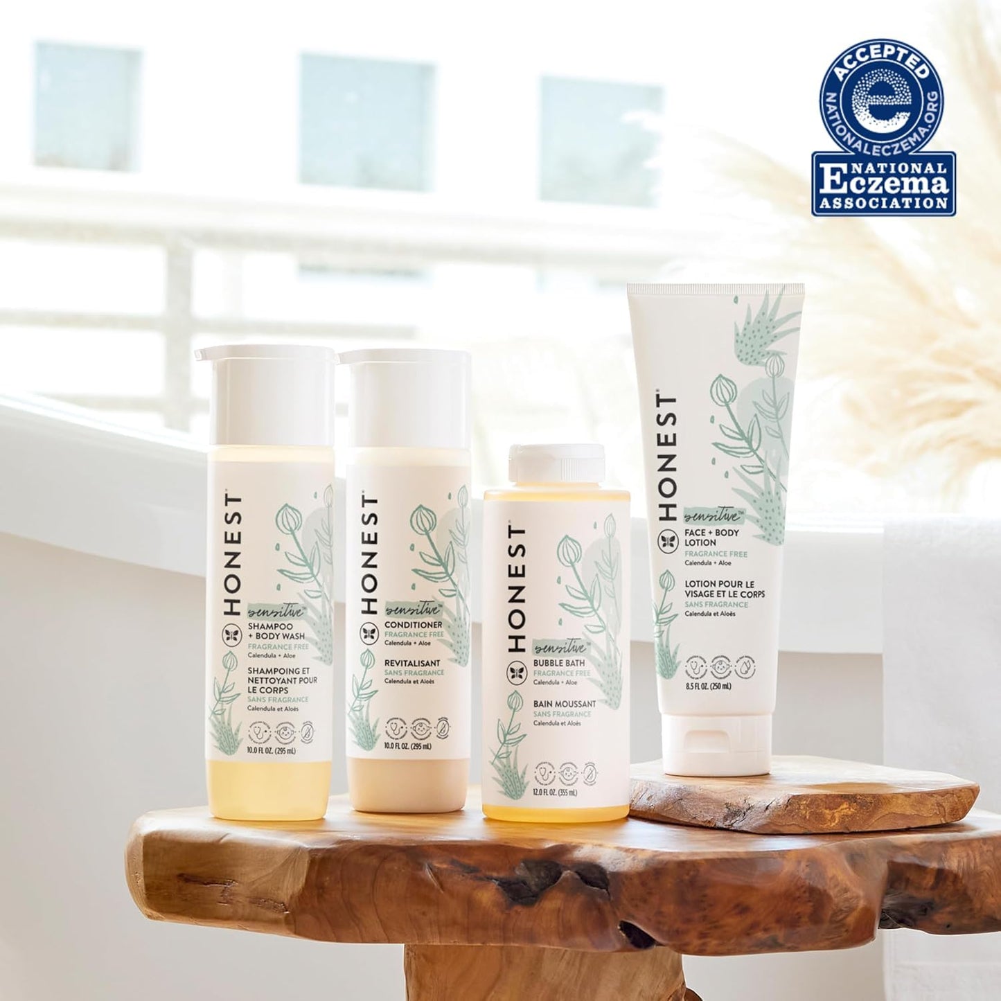The Honest Company Silicone-Free Conditioner, Gentle Tear-Free, Hypoallergenic, Baby Hair Care with Naturally Derived Ingredients, Citrus Vanilla Refresh, 10 Fl Oz