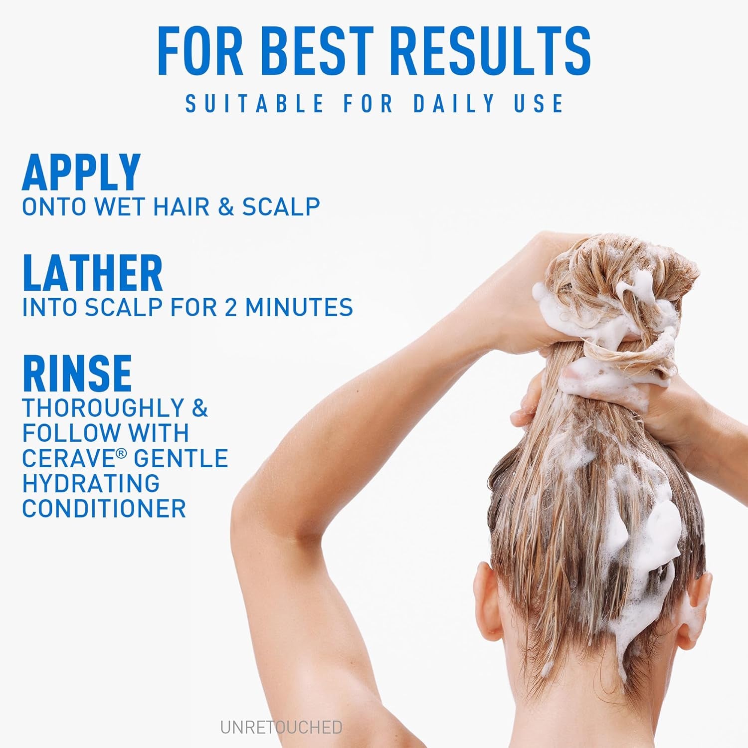 CeraVe Gentle Hydrating Shampoo and Conditioner Set Hair Scalp Care 12oz Duo