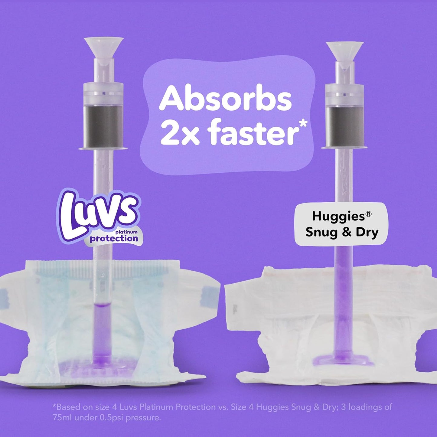 Luvs Diapers - Size 2, 104 Count, Bluey Platinum Protection Baby Diaper