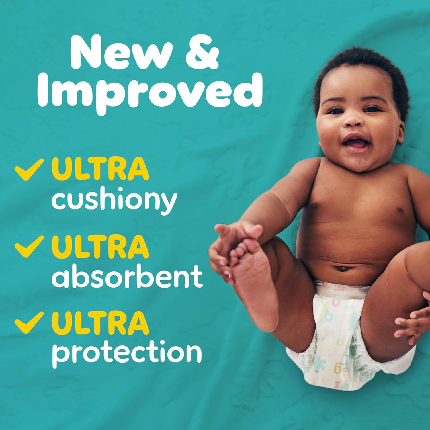Pampers Diapers - Baby Dry - Size 3, 210 Count, Absorbent Disposable Infant Diaper (Packaging May Vary)