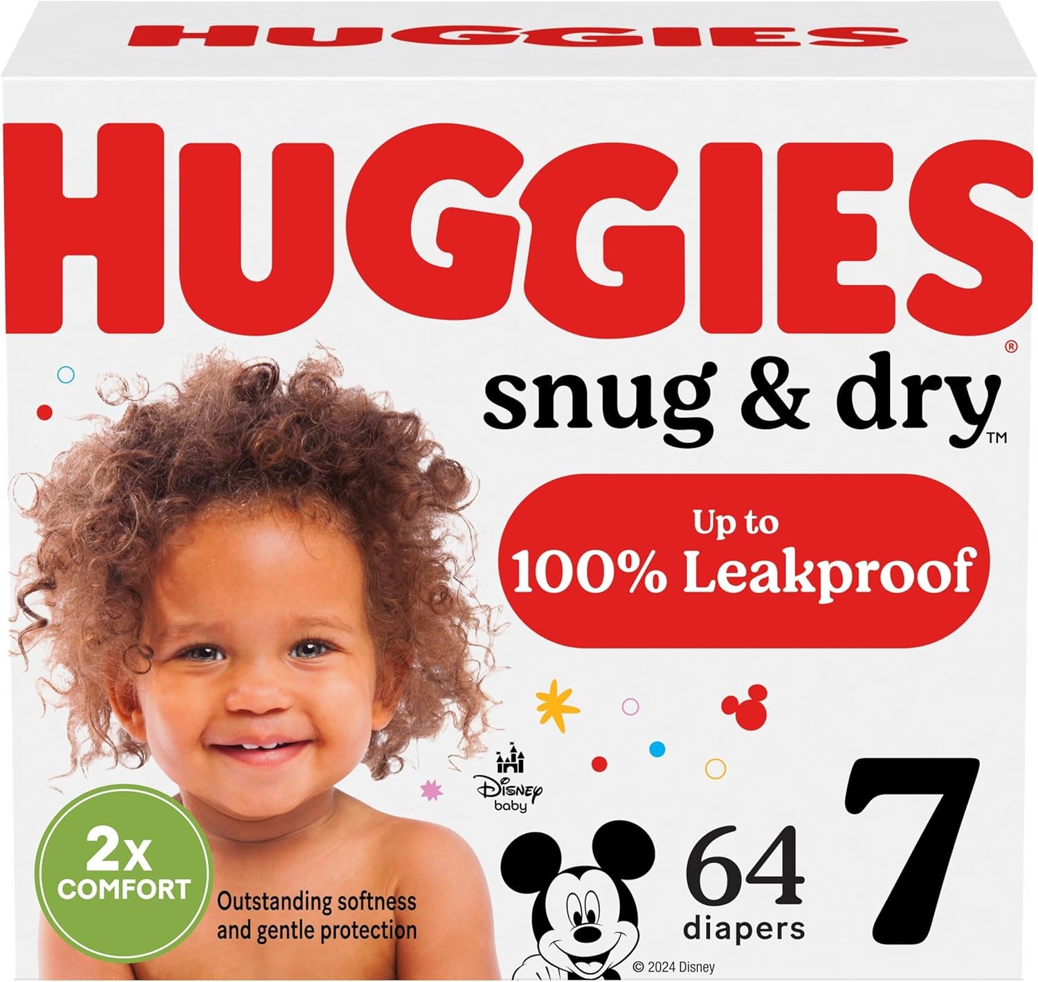 Huggies Size 3 Diapers, Snug & Dry Baby Diapers, Size 3 (16-28 Lbs), 200 Count