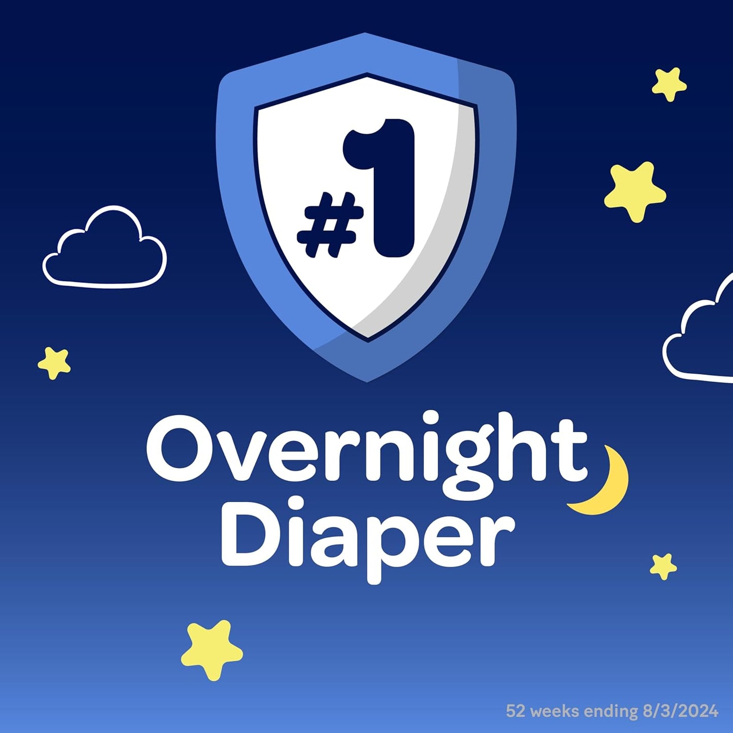 Huggies Overnites Size 3 Overnight Diapers (16-28 Lbs), 58 Ct