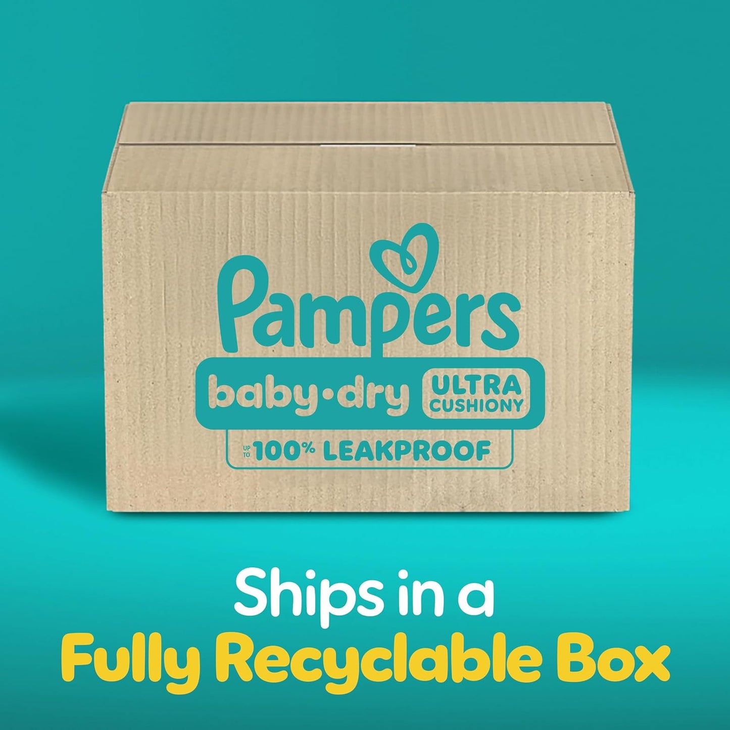 Pampers Baby Dry Diapers, Size 1, 8-14 Lbs, 252 Count, Absorbent Disposable Diapers