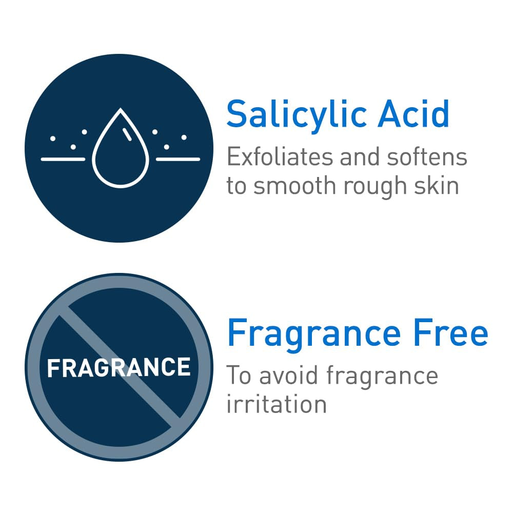 Salicylic acid body wash for rough bumpy skin benefits including exfoliation and fragrance-free formula.