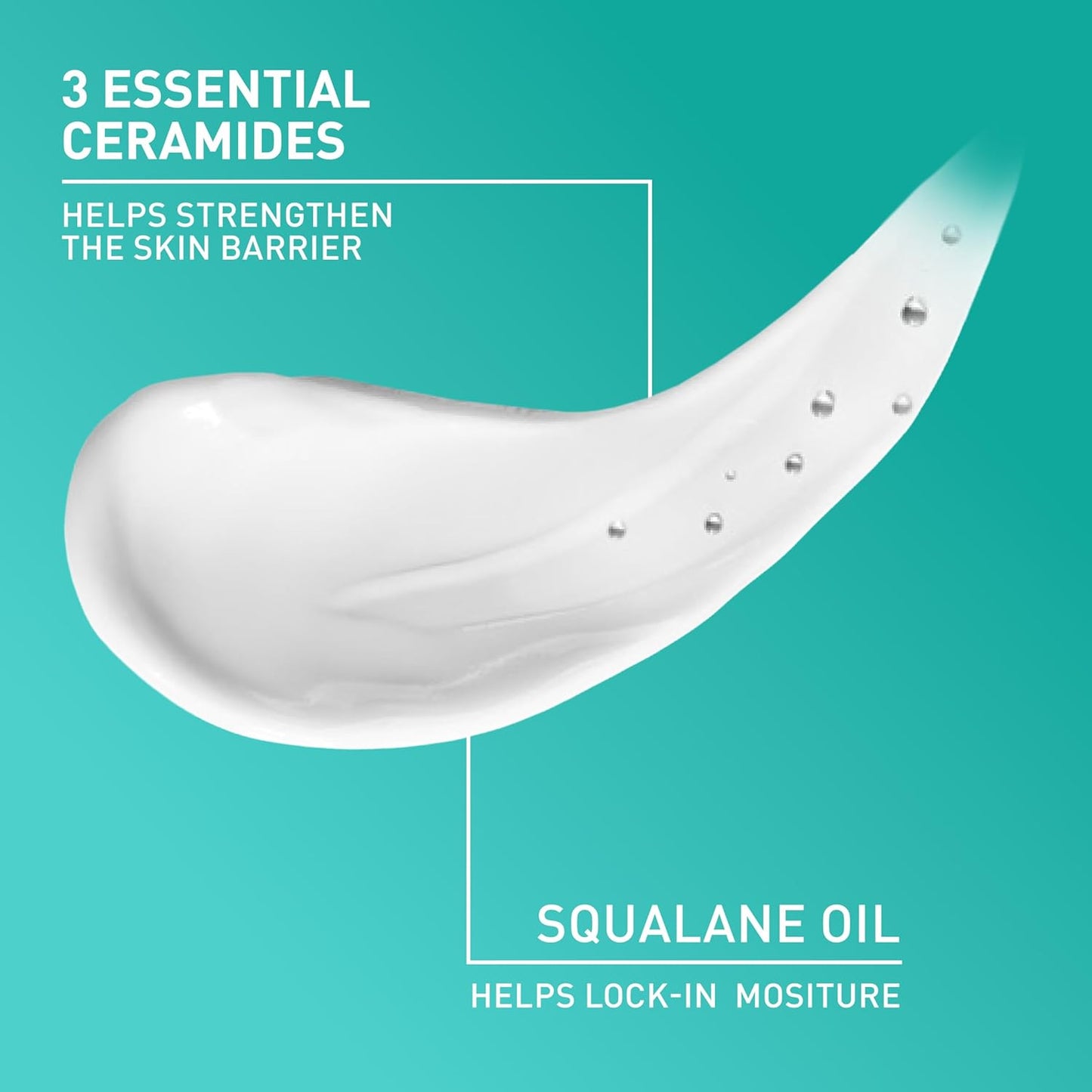 CeraVe Cream-to-Water Makeup Melter showcasing squalane oil and ceramides, highlighting benefits for sensitive skin.