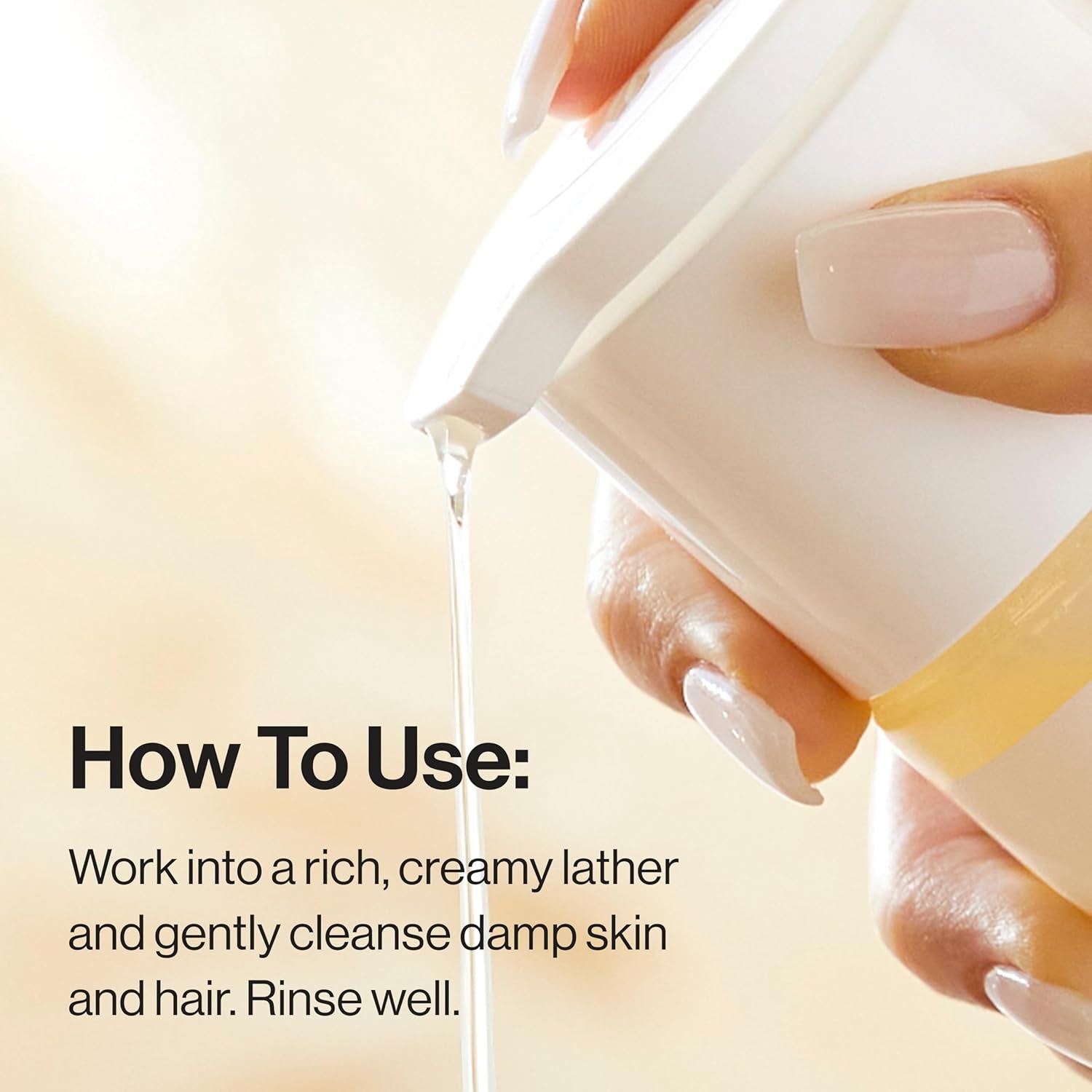 The Honest Company 2-In-1 Cleansing Shampoo Body Wash Gentle for Baby, Naturally Derived Tear-Free, Hypoallergenic, Sweet Almond Nourish, 18 Fl Oz