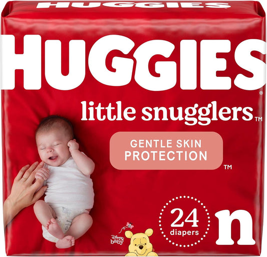 Heavy Absorbency Disposable Unisex Little Snugglers Newborn Baby Diaper, 288 per Case