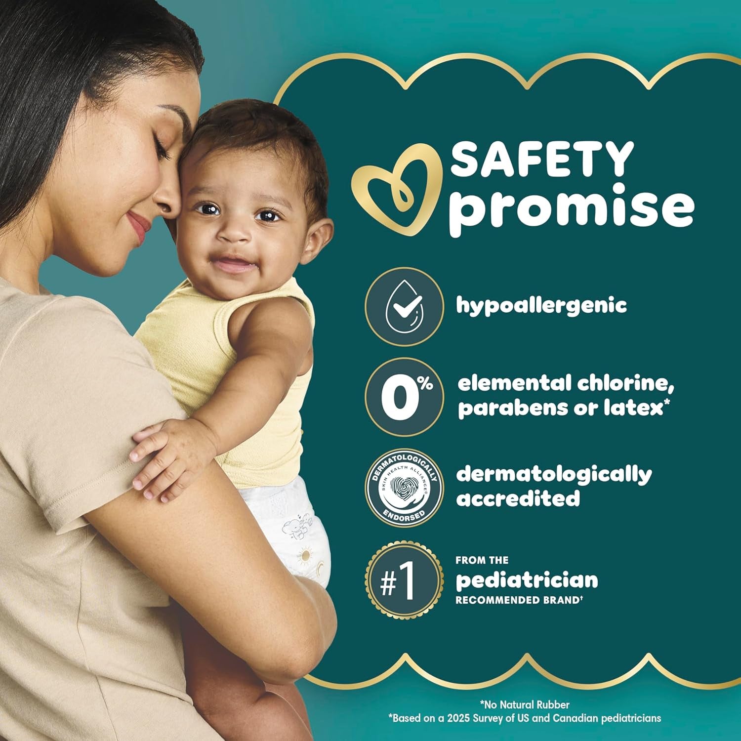 Pampers Swaddlers Diapers, Size 3 (13-26 Lbs), 78 Count, Absorbent, Keeps Baby Dry and Comfortable, Skin Safe Disposable Baby Diaper