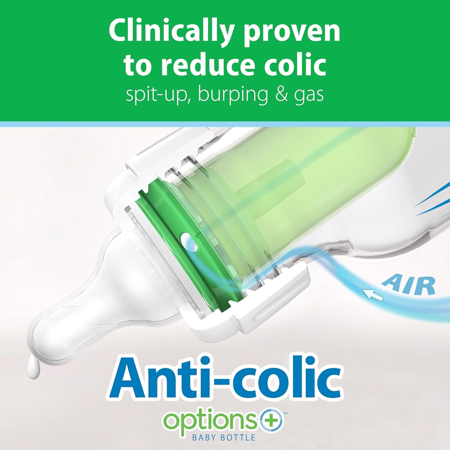 Dr. Brown'S Anti-Colic Options+ Narrow Glass Baby Bottle Starter Set with Level 1, 2, and 3 Nipples, Silicone Sleeves, Soft-Touch Brush, Travel Caps, and Happypaci, 0M+ (Packaging May Vary)