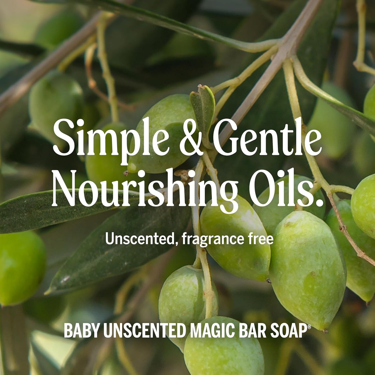 Dr. Bronner'S Pure-Castile Magic Bar Soap (Baby Unscented, 5 Ounce, 12-Pack) - Made with Regenerative Organic Certified Oils, Gentle for Sensitive Skin & Babies, Non-Gmo, Vegan