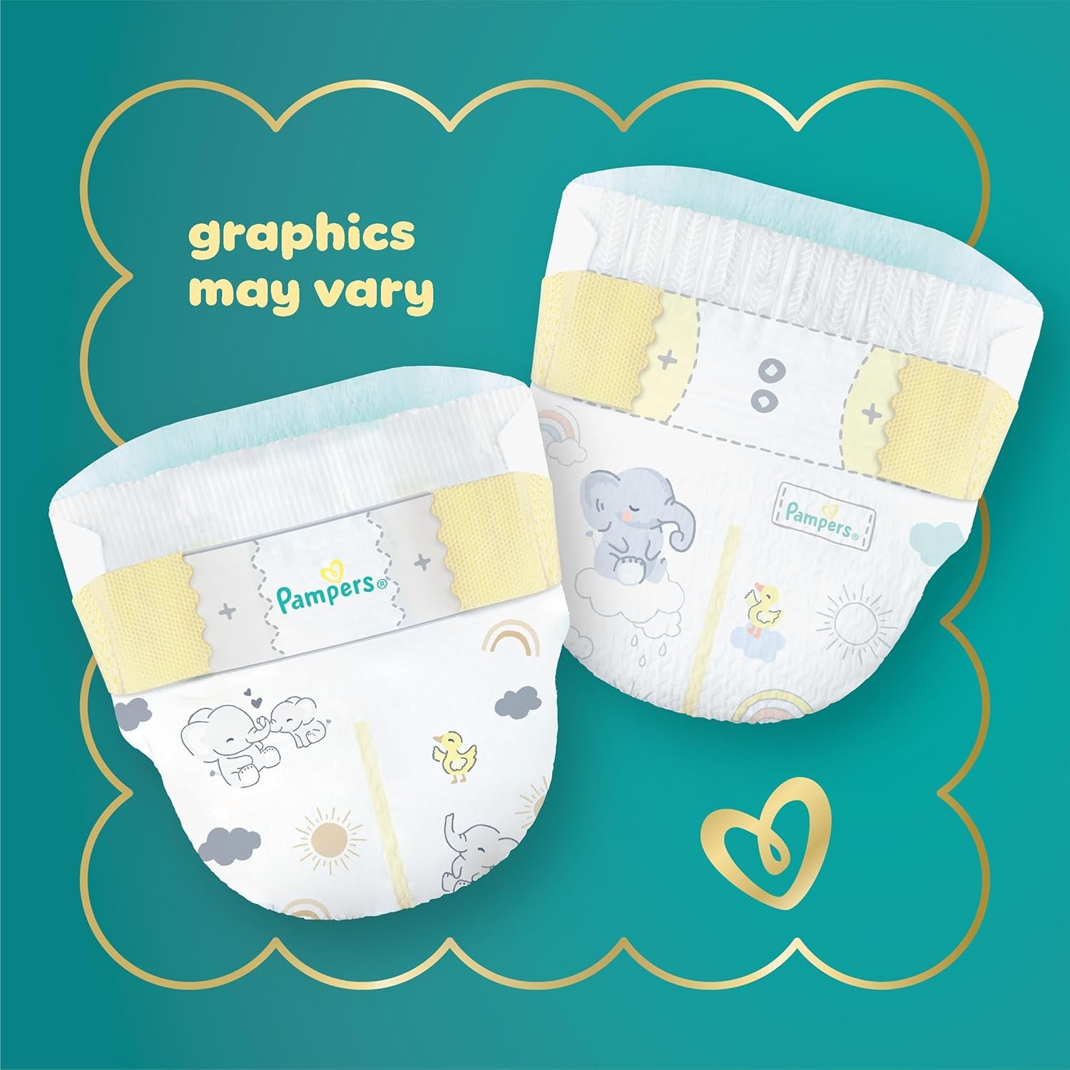 Pampers Swaddlers Diapers, Size 6 (23-44 Lbs), 84 Count, Absorbent, Keeps Baby Dry and Comfortable, Skin Safe Disposable Baby Diaper (Packaging May Vary)