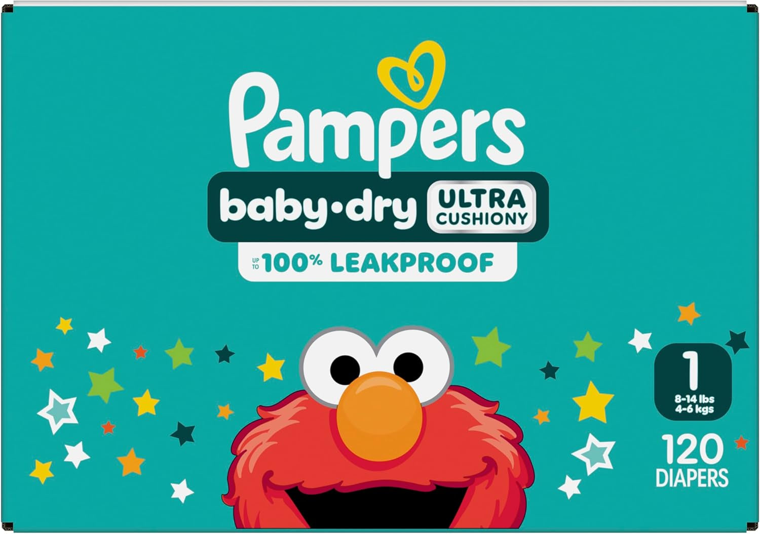 Pampers Diapers - Baby Dry - Size 6, 21 Count, Absorbent Disposable Infant Diaper (Packaging May Vary)