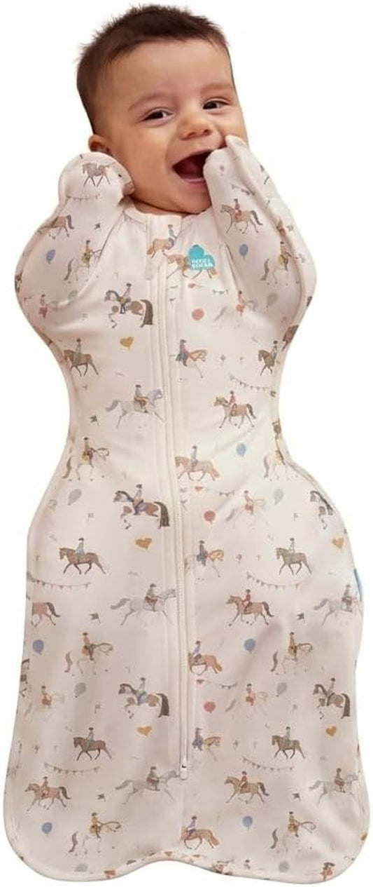 Love to Dream Swaddle UP, Baby Sleep Sack, Self-Soothing Swaddles for Newborns, Improves Sleep, Snug Fit Helps Calm Startle Reflex, New Born Essentials for Baby, 1.0 TOG, 5-8.5 Lbs, Year of the Horse