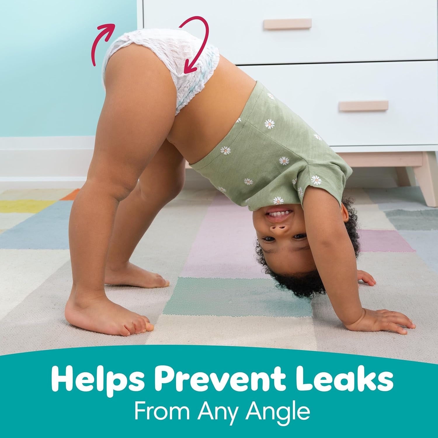Pampers Diapers - Cruisers 360 - Size 6, 80 Count, Babyproof up to 100% Leakproof Pull-On Diaper
