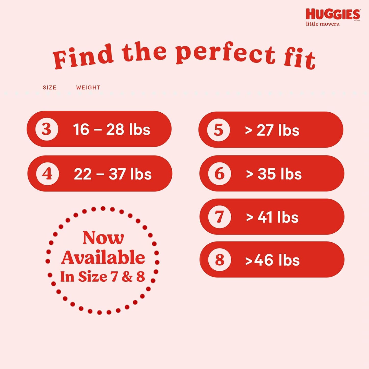 Huggies Size 6 Diapers, Little Movers Baby Diapers, Size 6 (35+ Lbs), 44 Count