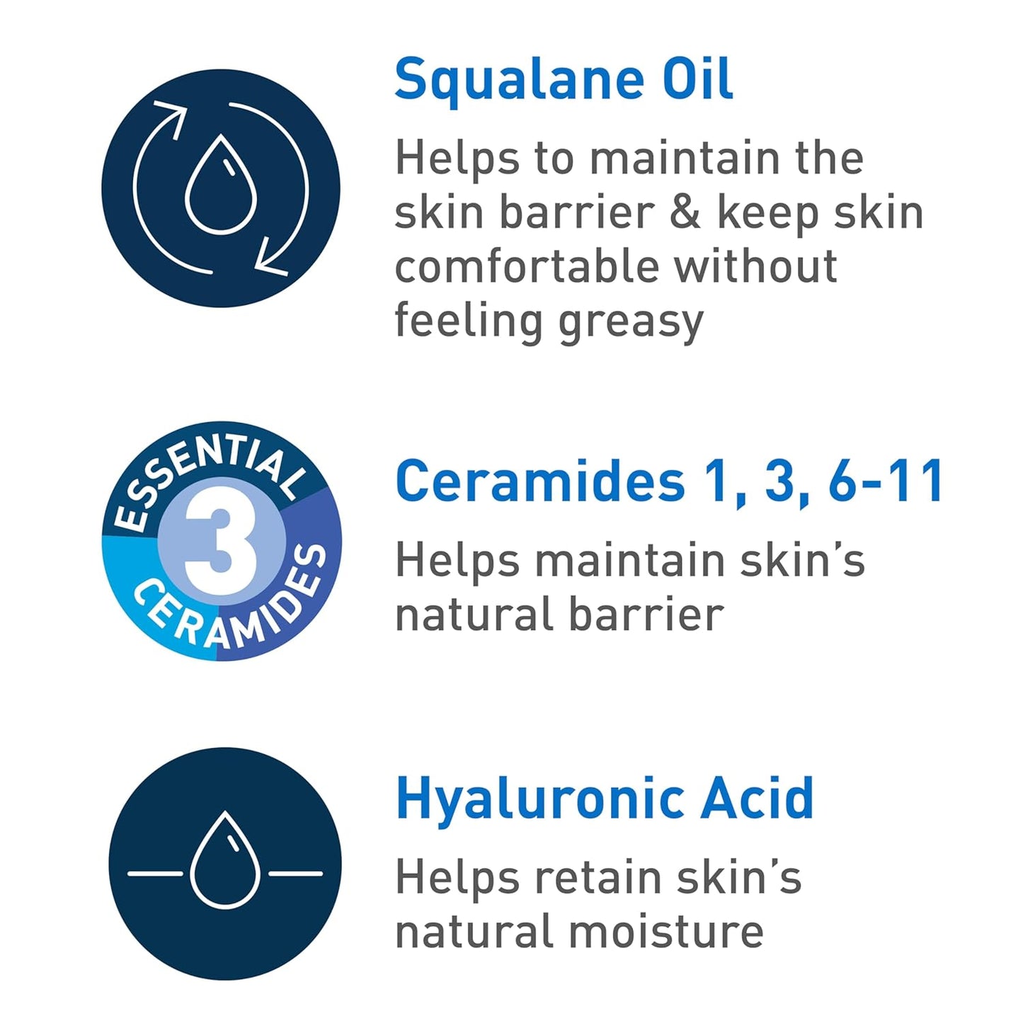 CeraVe Hydrating Foaming Oil Cleanser Squalane Face Body Wash 19 fl oz Single