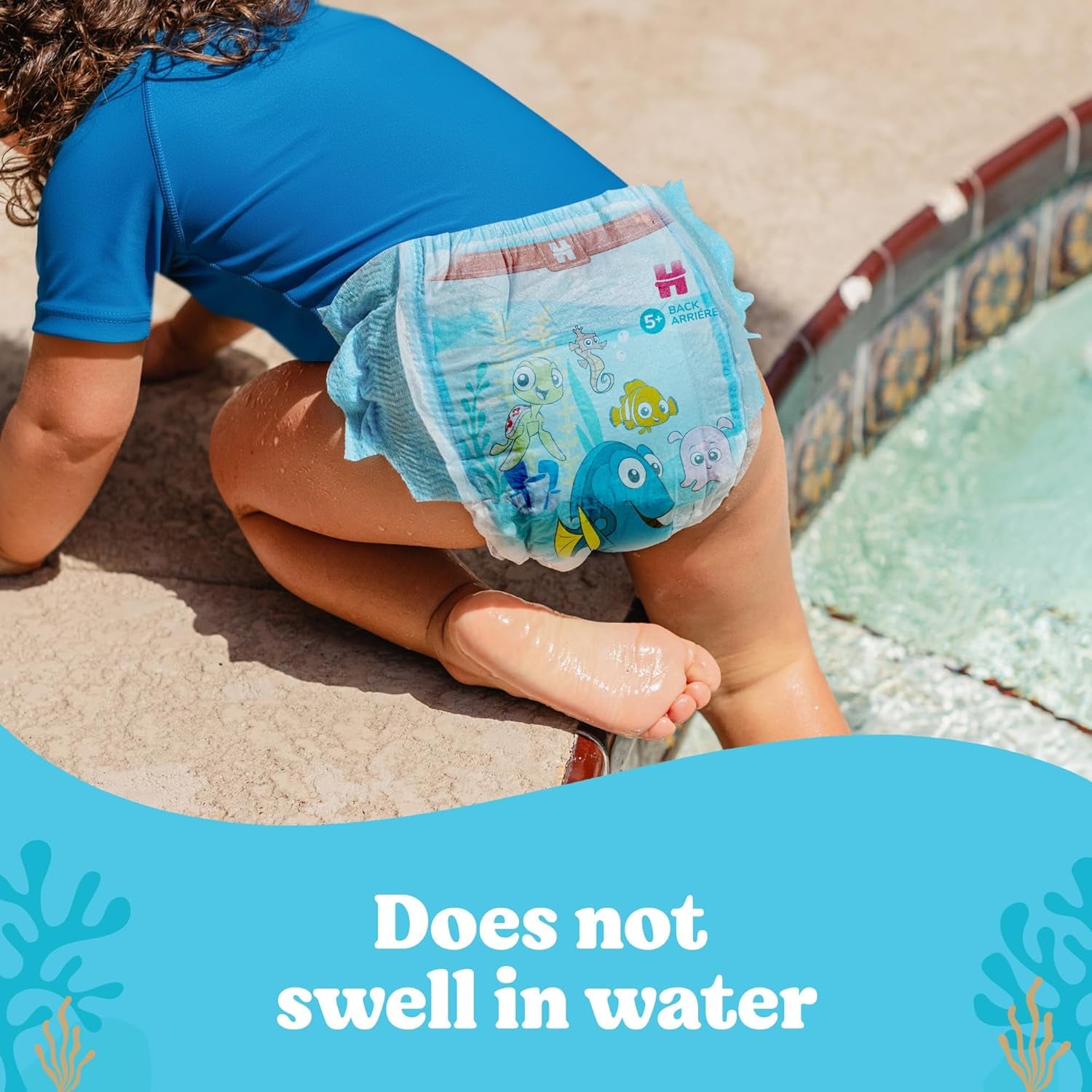 Huggies Little Swimmers Disposable Swimpants, Size M (24-34 Lb), 11 Ct