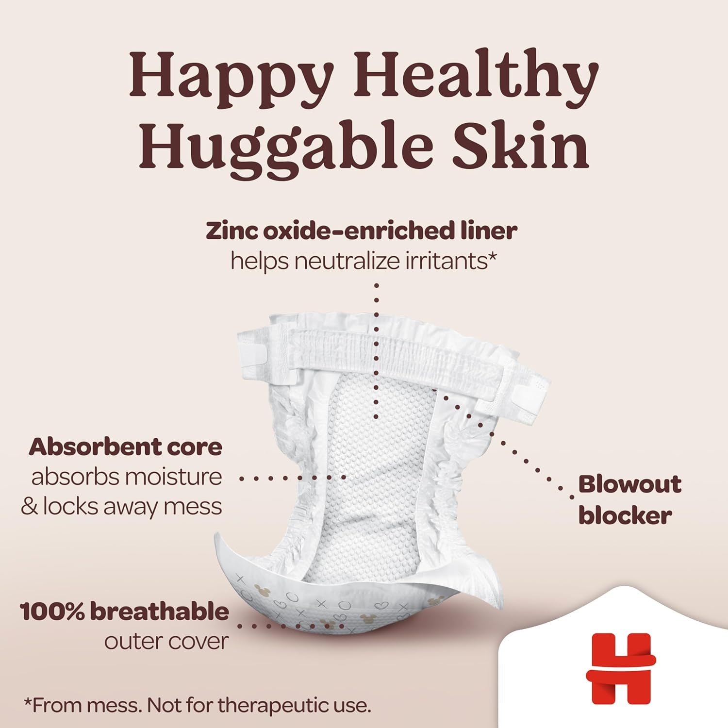 Huggies Size 3 Diapers, Skin Essentials Baby Diapers, Size 3 (16-28 Lbs), 23 Count, Packaging May Vary