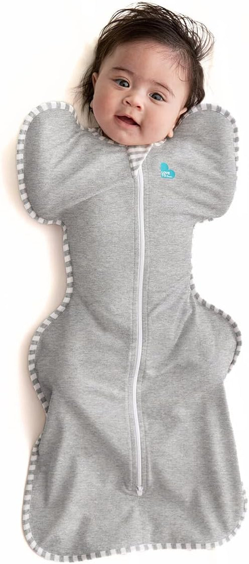 Love to Dream Swaddle UP, Baby Sleep Sack, Self-Soothing Swaddles for Newborns, Improves Sleep, Snug Fit Helps Calm Startle Reflex, New Born Essentials for Baby, 1.0 TOG, Medium 13-19 Lbs, Sand Dollar