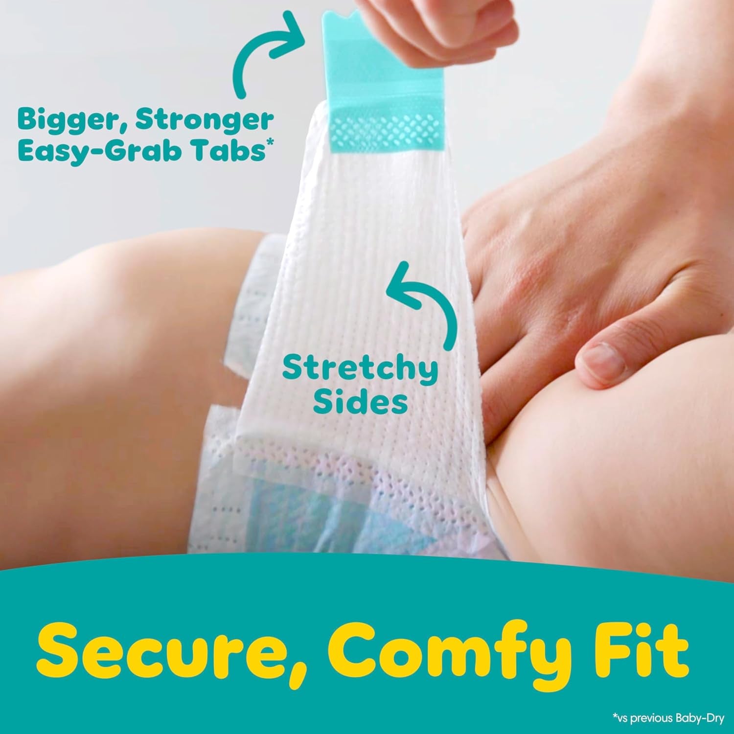 Pampers Diapers - Baby Dry - Size 3, 210 Count, Absorbent Disposable Infant Diaper (Packaging May Vary)