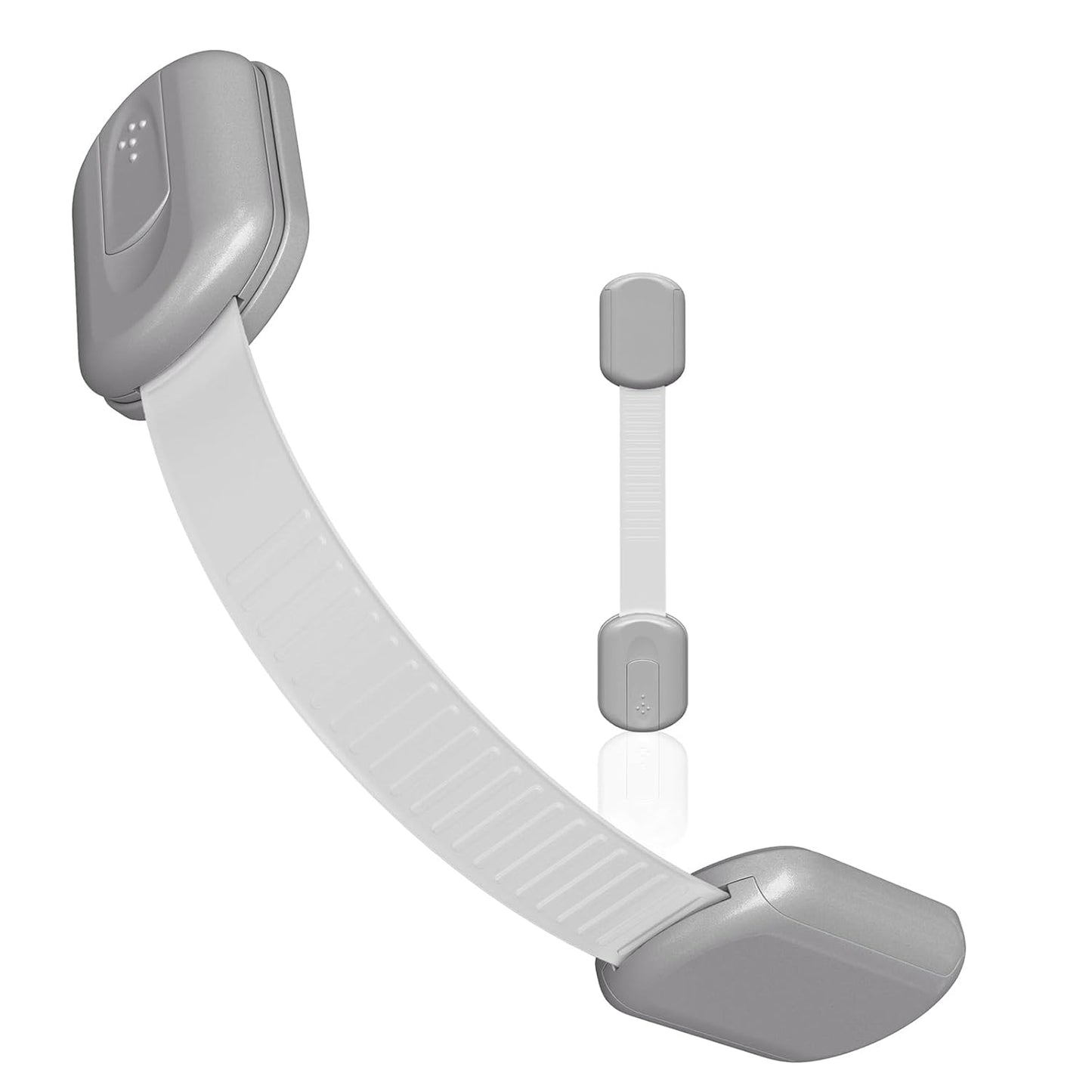 Baby Proofing Child Safety Locks (2 Pack) by Skyla Homes - the Safest, Quickest and Easiest 3M Adhesive Cabinet Latches, No Screws & Magnets, Multi-Purpose for Furniture, Kitchen, Ovens, Toilet Seats
