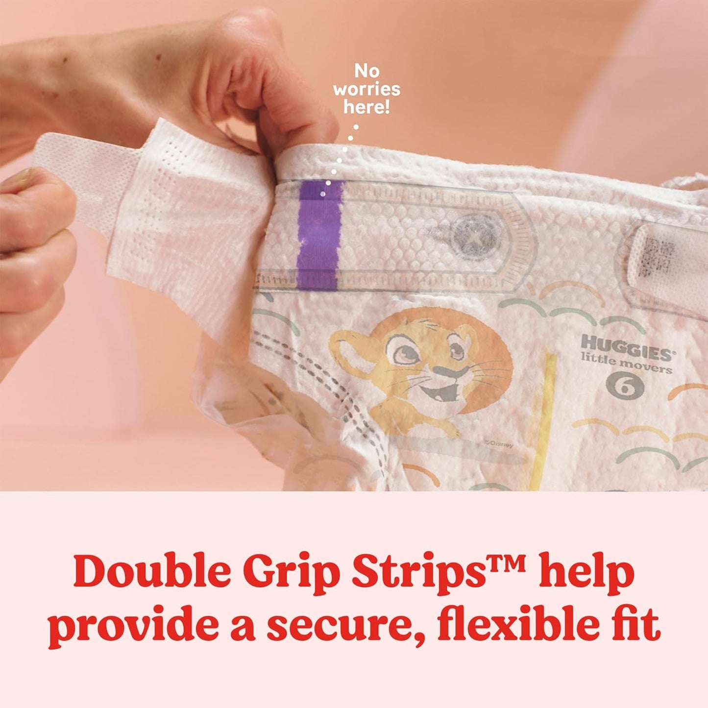 Huggies Size 6 Diapers, Little Movers Baby Diapers, Size 6 (35+ Lbs), 44 Count