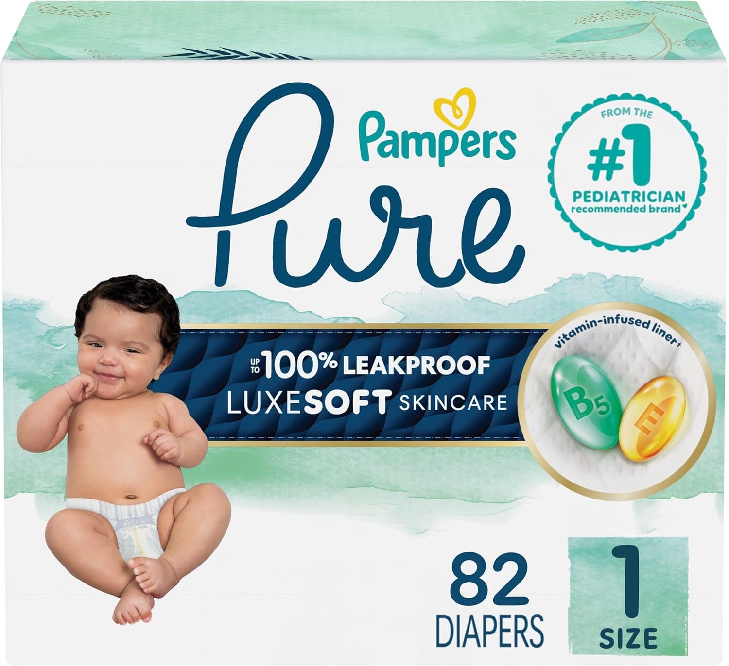 Pampers Pure Protection Diaper Size 0 31 Ct Old