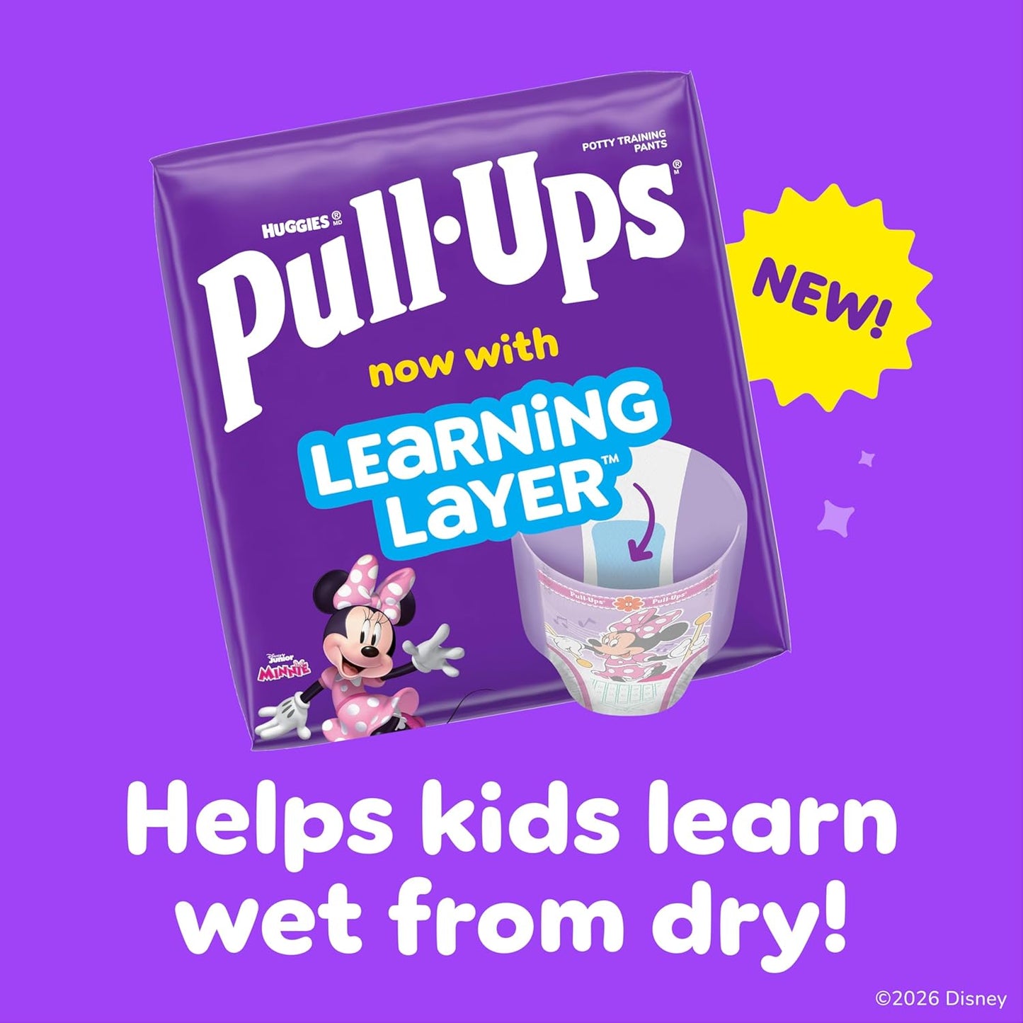 Pull-Ups Girls' Potty Training Pants, Size 3T-4T Training Underwear (32-40 Lbs), 92 Count