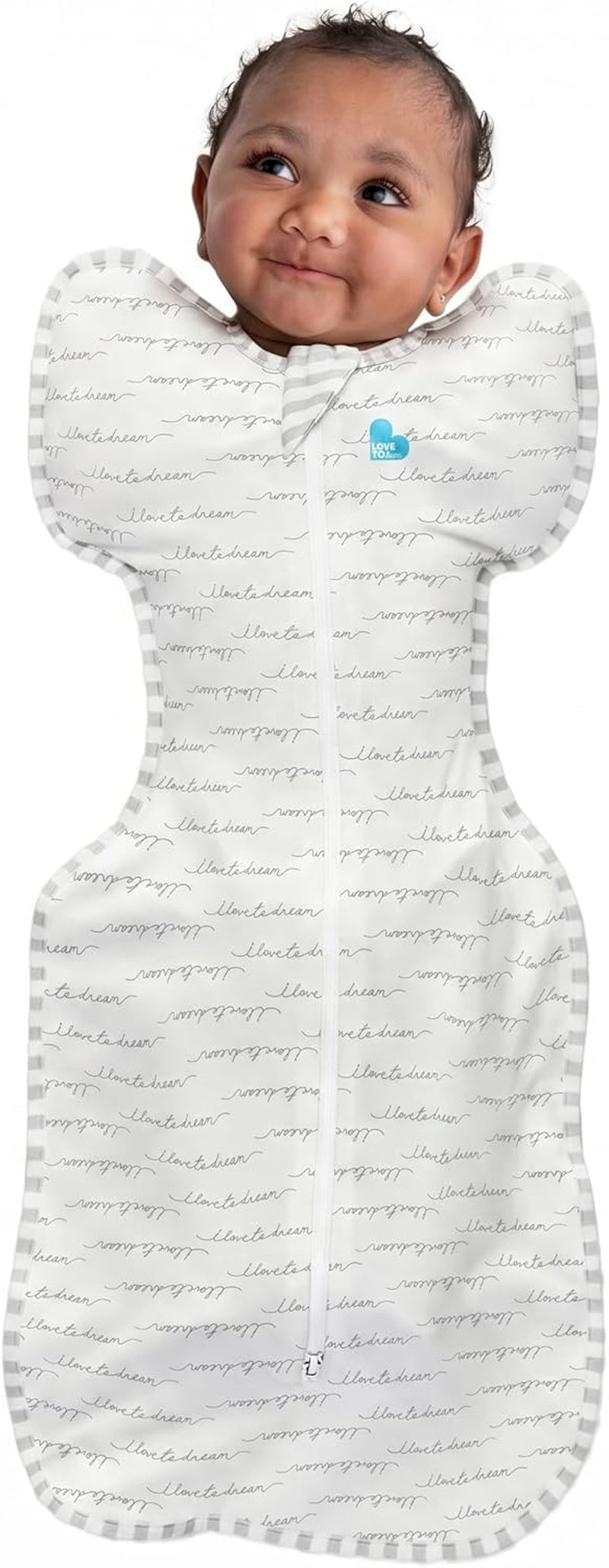 Love to Dream Swaddle UP, Baby Sleep Sack, Self-Soothing Swaddles for Newborns, Get Longer Sleep, Snug Fit Helps Calm Startle Reflex, New Born Essentials for Baby, 1.0 TOG, Newborn 5-8.5 Lbs, Dreamer