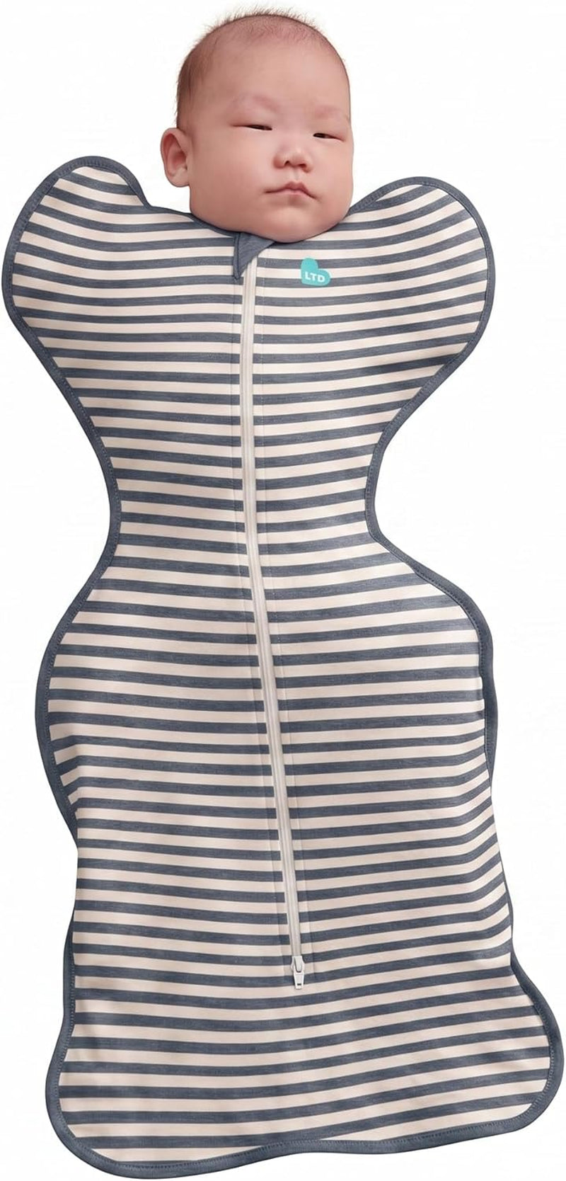 Love to Dream Swaddle UP, Baby Sleep Sack, Self-Soothing Swaddles for Newborns, Improves Sleep, Snug Fit Helps Calm Startle Reflex, New Born Essentials for Baby, 8-13Lb, Denim