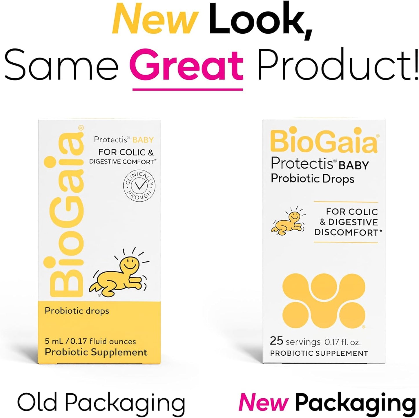 Biogaia Protectis Baby Probiotic Drops | Baby Essentials for Colic & Gas Relief | Safe for Newborns | Ease Crying, Fussing, Colic, Gas, Spit-Ups & Constipation | No Dairy, Soy & Gluten | 5Ml