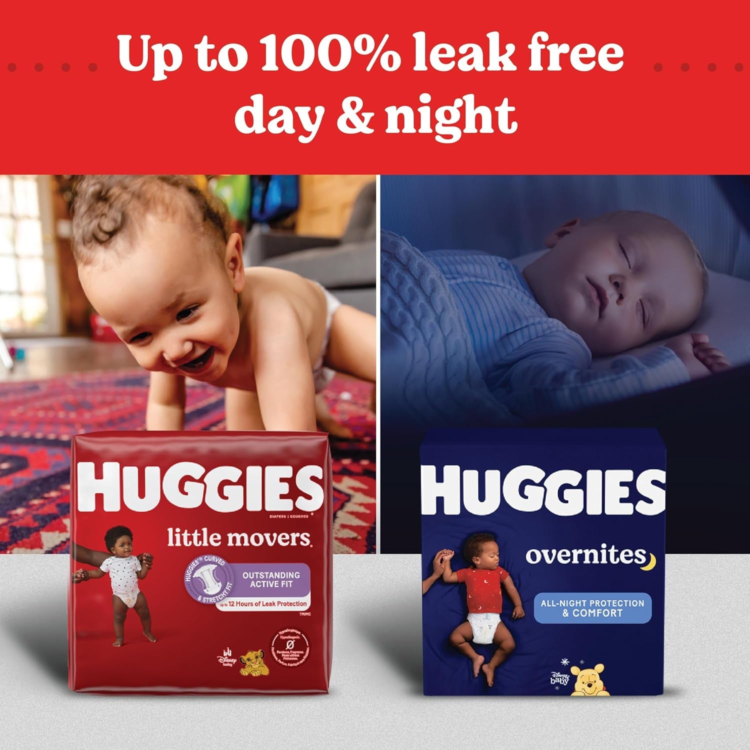 Huggies Overnites Size 7 Overnight Diapers (41+ Lbs), 32 Ct