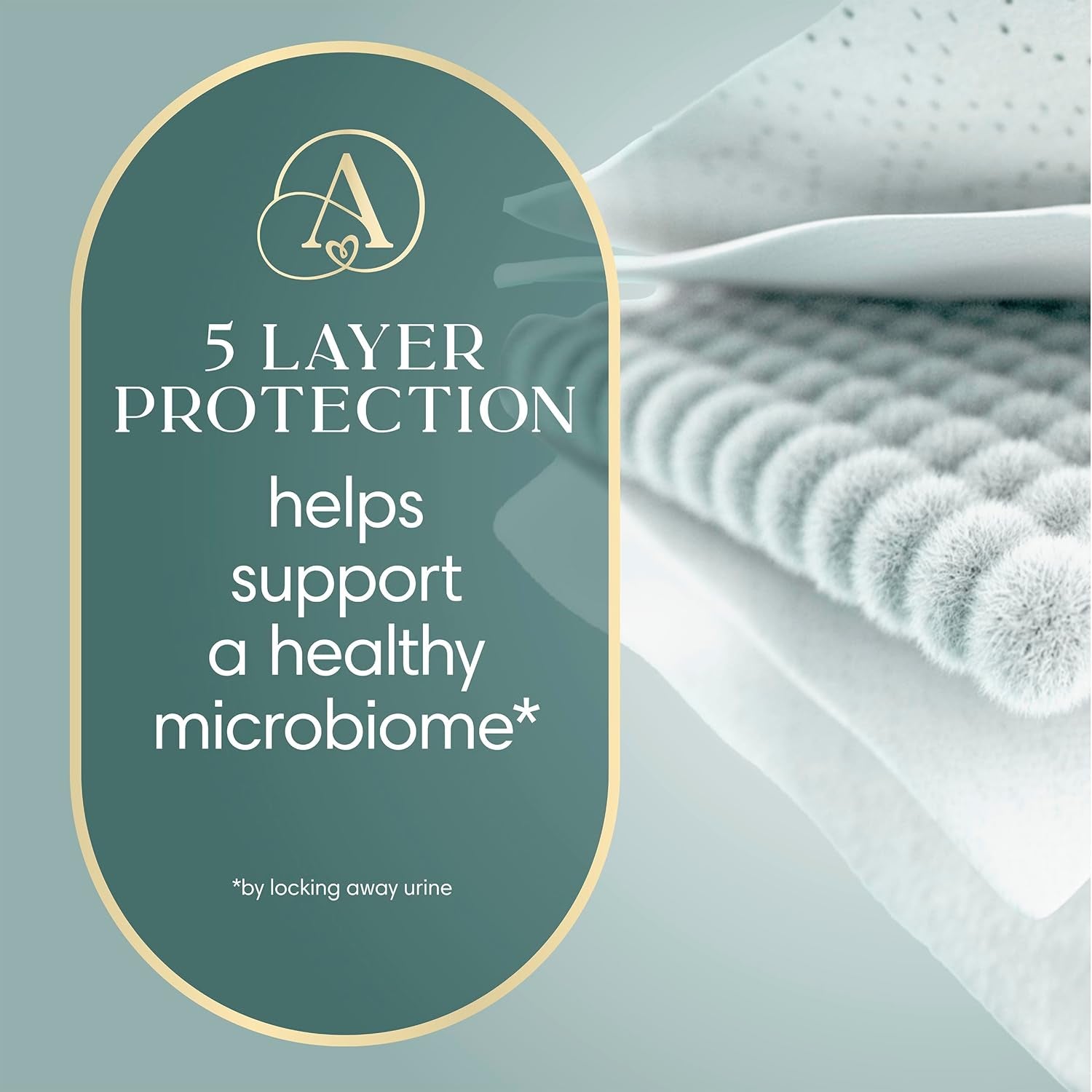 Pampers Amore, Size 7 (26-50 Lbs), 60 Count, Our Best Diaper – Hypoallergenic & Fragrance Free, up to 100% Leakproof, Soft as Cashmere