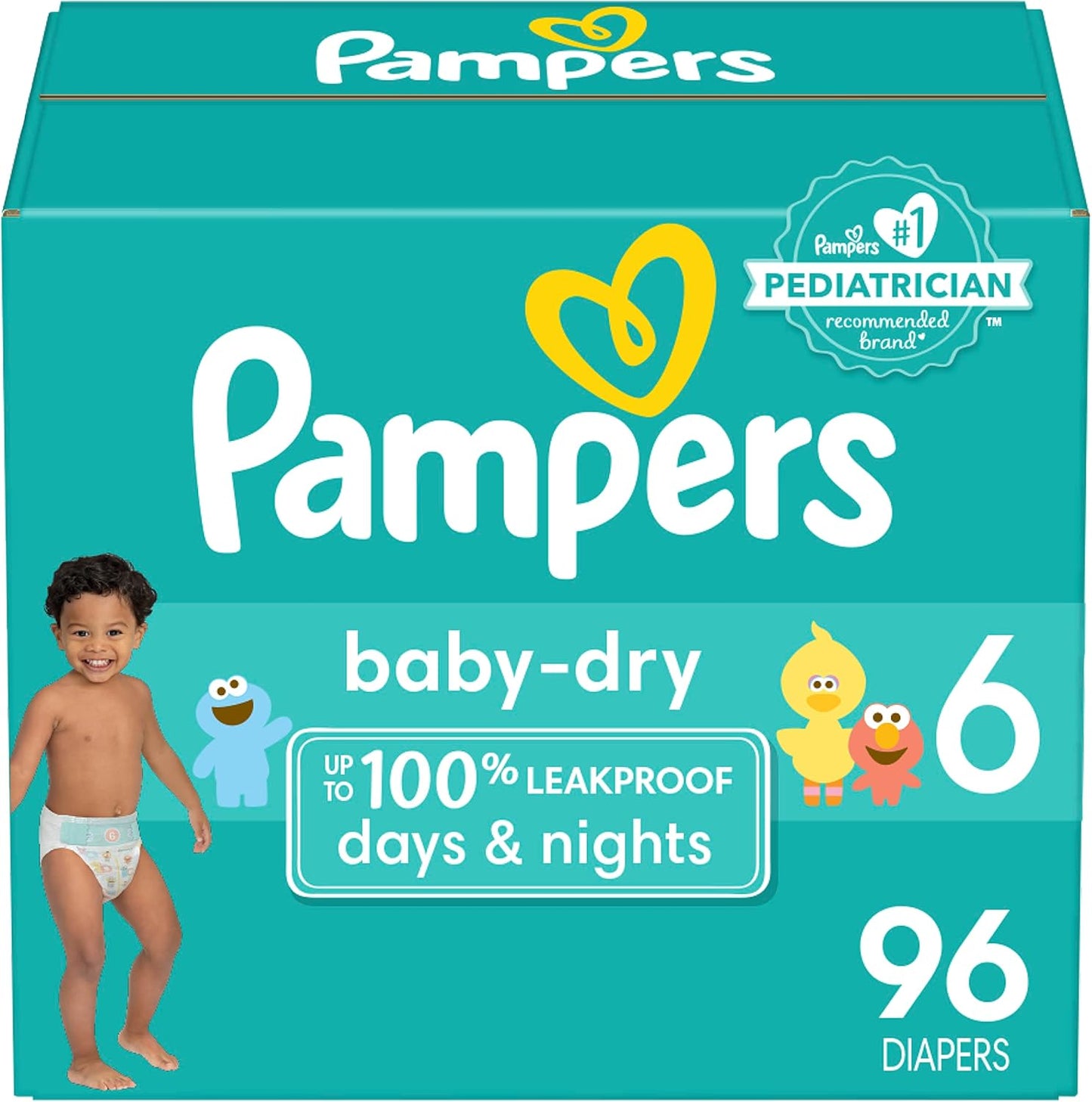 Pampers Baby Dry Diaper Size 6 96 Ct Old
