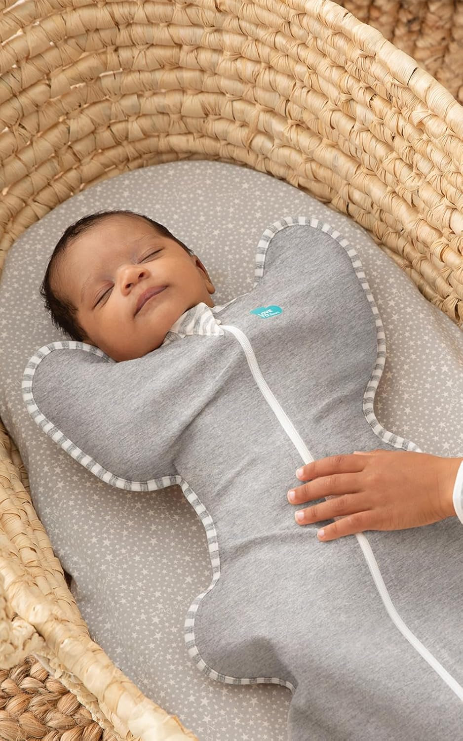 Love to Dream Swaddle UP, Baby Sleep Sack, Self-Soothing Swaddles for Newborns, Improves Sleep, Snug Fit Helps Calm Startle Reflex, New Born Essentials for Baby, 1.0 TOG, 8-13 Lbs, Deep Olive
